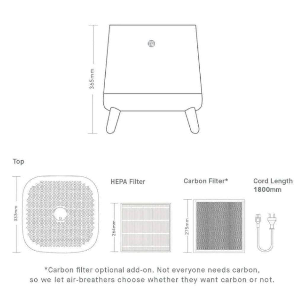 Smart Air The Sqair Air Purifier [HepaPure]