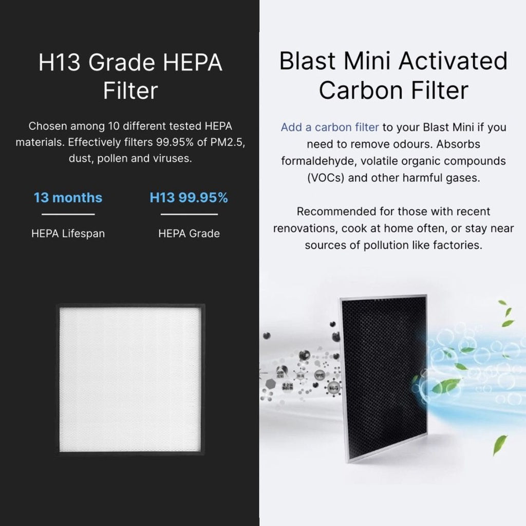 Smart Air Blast Mini Replacement Filters [HepaPure]