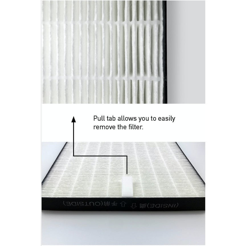 Sharp DW-E16FA Compatible HEPA and Activated Carbon Filters. Compatible For Filter Model FZ-E16AHF & FZ-E16ADF[HepaPure]