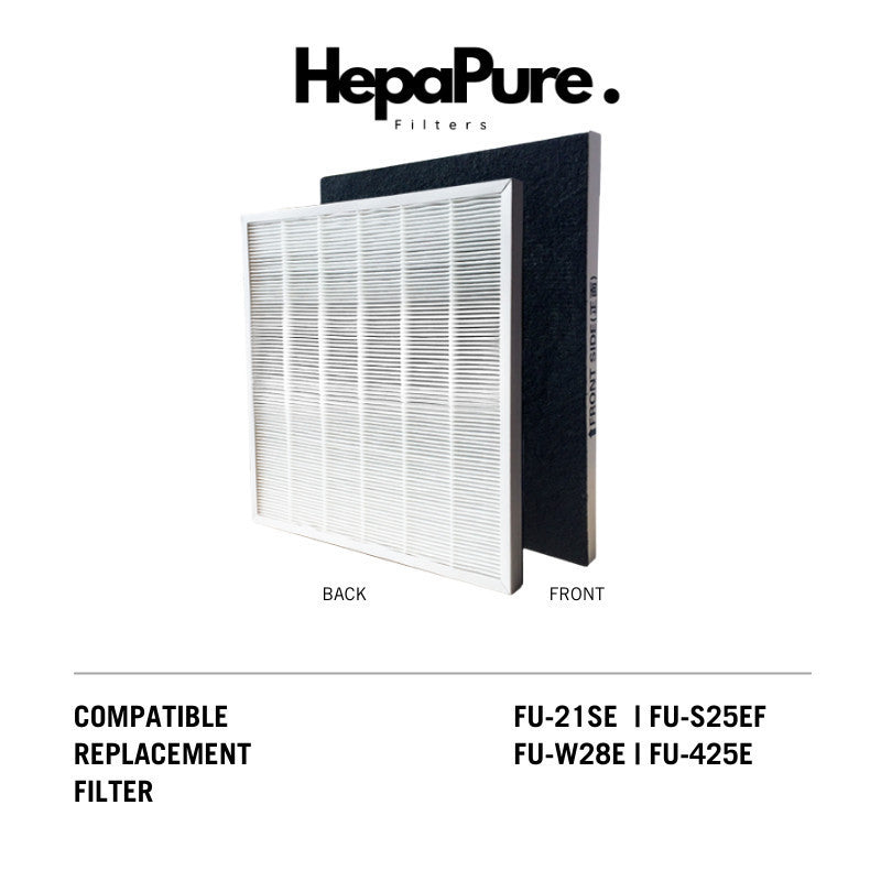 Sharp FU-21SE / FU-S25E / FU-W28E / FU-425E Air Purifier Compatible HEPA Filter [HepaPure]