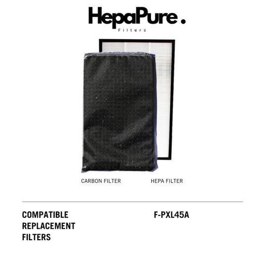 Panasonic F-PXL45A Compatible HEPA & Carbon Filters F-ZXLP45Z & F-ZXLD45Z [HepaPure]
