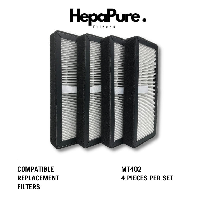 Aztech MT402 Compatible Replacement Filters - 4 Pieces Per Pack [HepaPure]