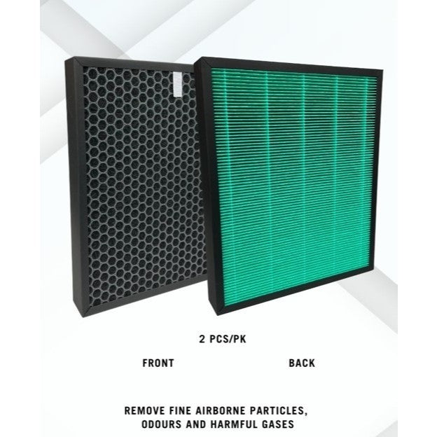 Coway Airmega 300 AP-1515H Compatible Replacement Filters (2 pc/pk) [HepaPure]
