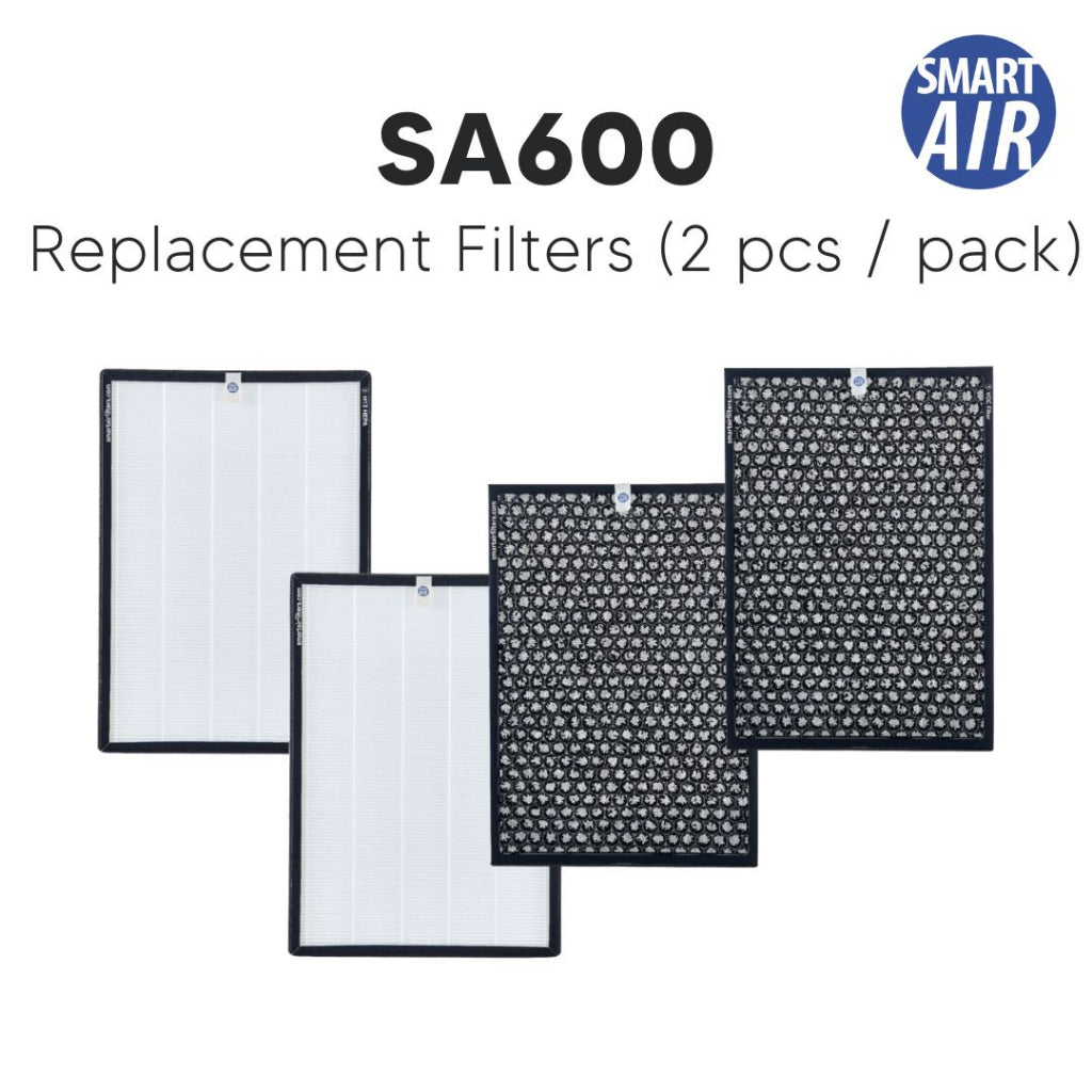 Smart Air SA600 Air Purifier Replacement Filters - 2 Pcs / Pack [HepaPure]