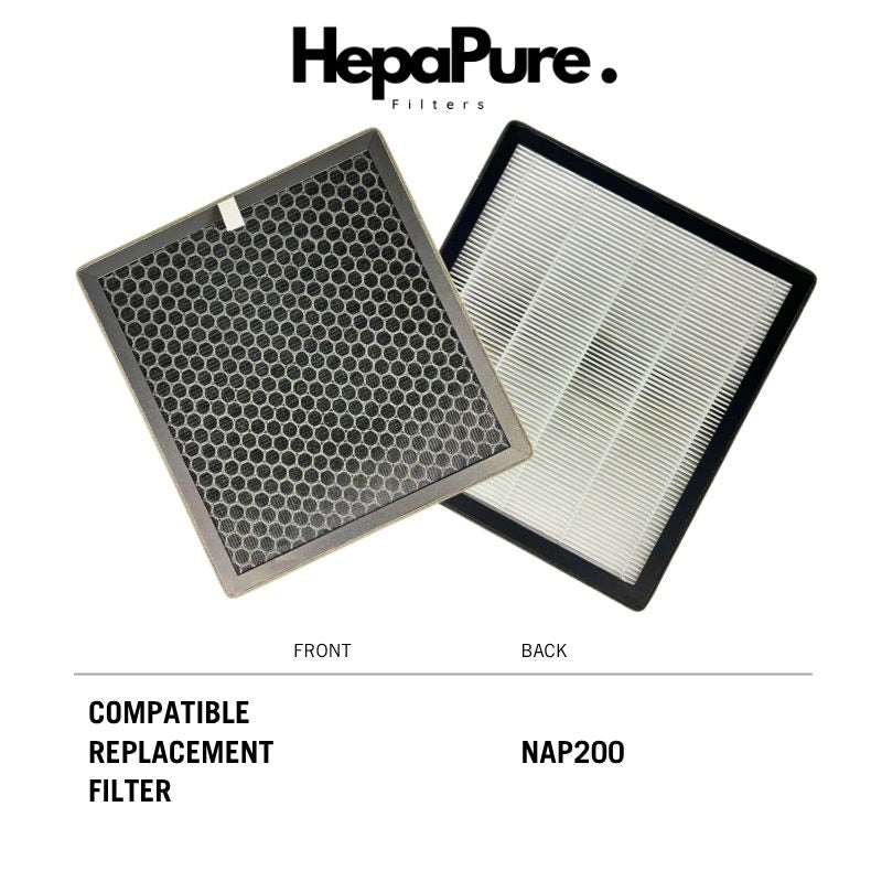 NAP200 Compatible HEPA and Carbon Replacement Filter [HepaPure]