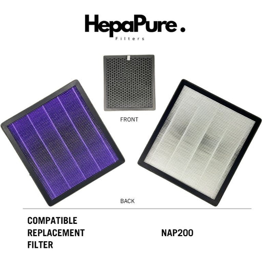 NAP200 Compatible HEPA and Carbon Replacement Filter [HepaPure]