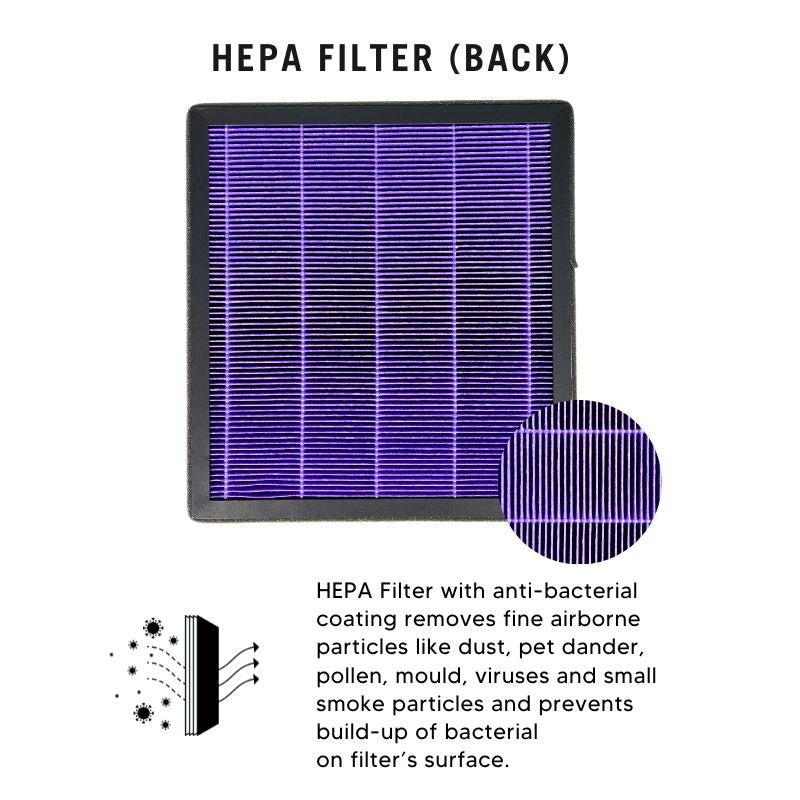 NAP200 Compatible HEPA and Carbon Replacement Filter [HepaPure]