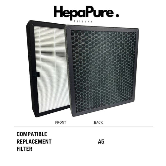 A5 Compatible Hepa and Carbon Replacement Filter [HepaPure]